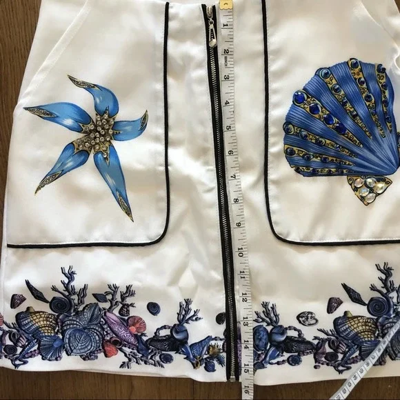 Runway Resort Crystal Embellished Shell Skirt - Picture 8 of 9